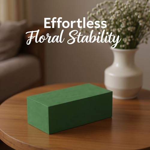 30 Pcs Floral Foam Blocks, 9.1 x 4.3 x 3.1 in Wet & Dry Floral Foam, Flower Mud Block Set for Fresh and Artificial Flower Arrangements, for Weddings, Birthdays