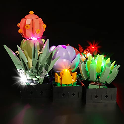 LED Light Kit for Lego Succulents 10309 Plant Decor Building Set; Decoration Lights Build a Succulents Display Piece for The Home or Office (Lights Only, No Lego Models) - color: 10309 Succulents, size: Standard Version