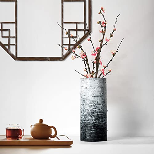 SNAIL GARDEN Artificial Plum Blossom Branches, 2 Sizes - 33.5 & 21.2" Faux Silk Flower Bouquet with Blooming Flowers & Buds for Home Table Decor, Vase Fillers Centerpiece