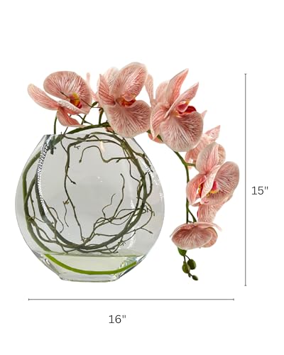 Just Imagine, Faux Floral Arrangement, Large-Size Premium Artificial Indoor Flower Display with Beautiful Blooms and Foliage - High Energy Natural Looking Floral - color: Just Imagine