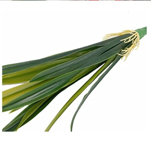 HomeSoGood 4pcs Artificial Orchid Leaf Daun Orkid Home Garden Long Orchid Leaf Phormium Leaves Plastic Bushes(12.2inch,Green)