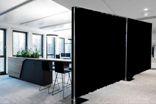 Adjustable Heavy Duty Portable 10FT X 20FT Pipe and Drape Backdrop Kit (Black Drape) Quick Set Up Without Tools for Wedding&Party&Event&Photography&Show&Display - size: 10FT x 20FT & Black Drape