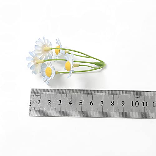 25 Bundles Mini Artificial Daisies Small Daisy Flowers Fake Spring Flowers Decorative Faux Flowers with Stems Home Decorations Multi - color: Multi Color