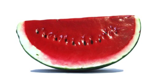 Vasefill 6-Pack Artificial Watermelon Slice Green Red Plastic Fruit Six Pieces Fake Rodaja de Sandia - color: Watermelon Slice