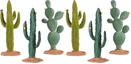 ARTIBETTER 3pcs Artificial Cactus Green Simulated Cactus Artificial Sand Decor Faux Succulent Decor Fake Cacti Plants Table Ornament Centerpieces for Home Office Decoration (Pack of 2) - size: 13.5X6CM (Pack of 2)