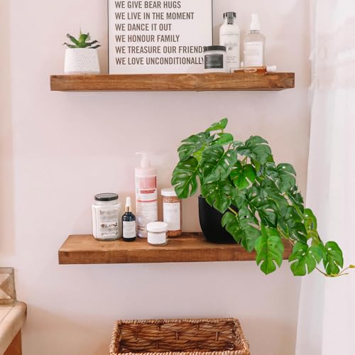 DILATATA Fake Plants Indoor 8 Inch Artificial Monstera Plant in Black Plastic Pot - Faux Potted Tropical Palm Plant for Home Aesthetic Decor Living Room Shelf Office - color: Monstera #Plastic#style 1