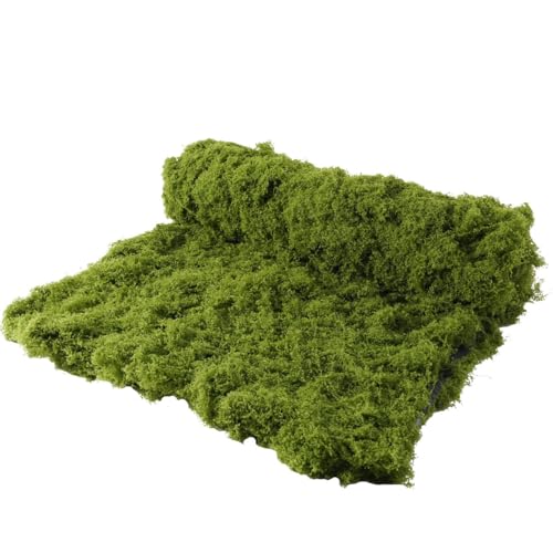 USMOLA Fake Moss Mat, Artificial Moss Table Runner for Wedding Decor Table Centerpieces Fairy Garden Crafts Indoor Green Faux Grass Wall Decor (Green: 39 x 39Inch / 100 x 100cm) - color: Green: 39 X 39inch / 100 X 100cm