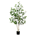 Nearly Natural 4ft. Artificial Birch Tree with Real Touch Leaves - size: 4ft