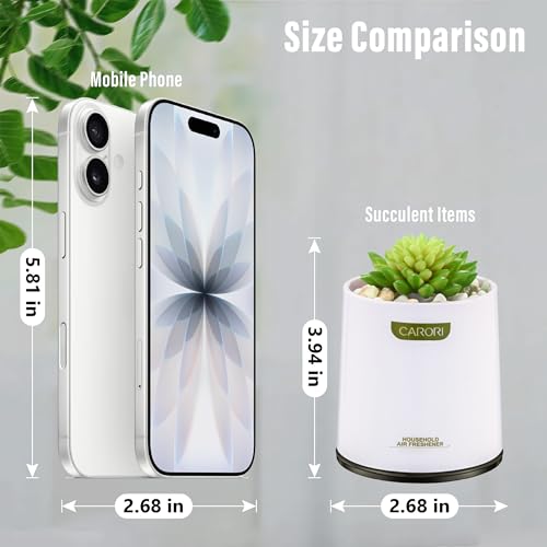 Artificial Succulent Plants with Subtle Vanilla Scent, Faux Indoor Plants for Home Decor, Small Fake Plant for Bathroom, Bedroom, Office Decor, Aesthetic Room Accessories, Housewarming Gift - style: 1 Pack Vanilla