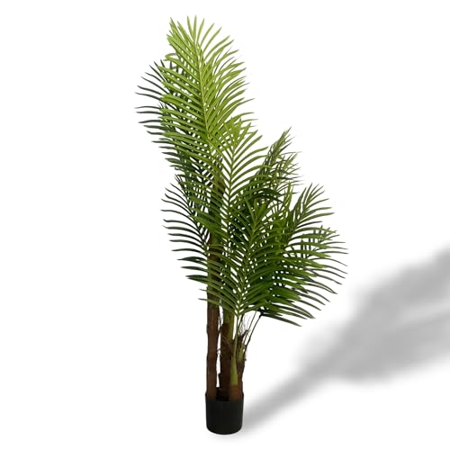 XBrand 5ft Artificial Palm Tree, Lifelike Tropical Decor for Home & Office - color: Palm Tree - 5ft