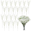 150 PCS Babys Breath Artificial Flowers, 11.4inch White Starry Flower for Wedding Decoration, AReal Touch Faux Babies Breath Gypsophila Bouquet for Wedding Floral Arrangement Party Home Decor