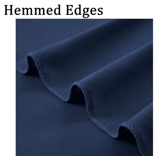 10ft x 8ft Wrinkle Free Navy Blue Backdrop Curtains for Parties, Thick Fabric Photo Backdrop Drapes for Weddings Photography Birthday Party Backgrpund Decor - color: Navy Blue, size: 10ftx8ft