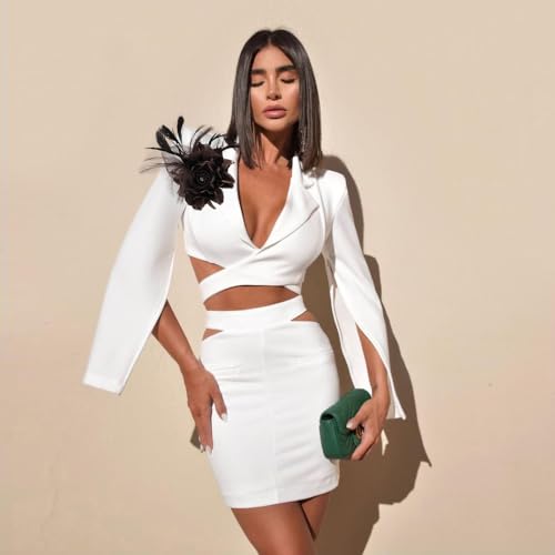 Elegant Flower Brooch for Women Wedding Party Dance Banquet Pins Feather Flower Fascinator Lady Floral Hairpins Dress Suit Lapel Pin Ceremony Accessories Corsage Brooches Vintage Jewelry Gifts - color: Brown
