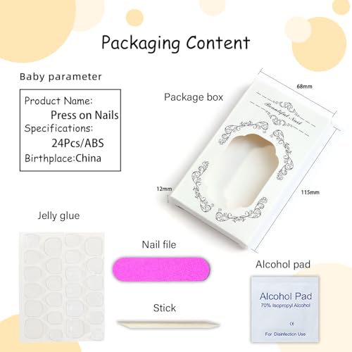 Flower Press on Nails Short Square Fake Nails Red Nude False Nails with Embossed Designs 3D Flowers Glossy Full Cover Stick on Nails Glue on Nails Spring Acrylic Nails for Women Girls 24 Pcs - color: Flower Square4