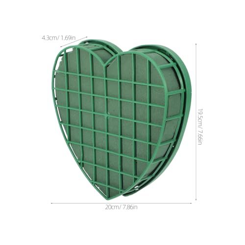 STOBOK Wedding Car Floral Mud Plate with Suction Cup DIY Flower Mud Base for Floral Arrangement Lightweight Leak-Proof Crafting Foam for Wedding Party Decoration Small Size 7.87X7.48X1.69In - size: 21X20X3CM