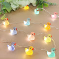 Mini Ducks String Lights USB Plug-in or Battery Operated Remote Timer 10ft 40LEDs Tiny Fairy Light for DIY Dollhouse Decor Micro Landscape Aquarium Craft Charms Birthday Gift Party Favor - style: Duck