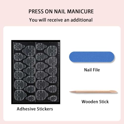 24Pcs Cat Eyes Press on Nails Short Square Flower Nails Press ons Purple Fake Nails with Lavender Designs False Nails Gel Artificial Acrylic Nail Extra Short Fingernail Stick on Nails for Women