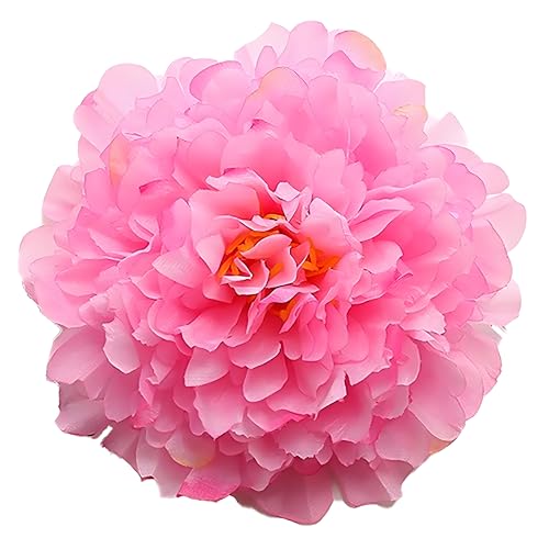 20 Pcs Pink Peony Artificial Flowers 7.8" Real Touch Big Faux Peonies Fake Flower Heads for Wedding Bridal Bouquet,Table Centerpieces, Home Decor - color: Pink
