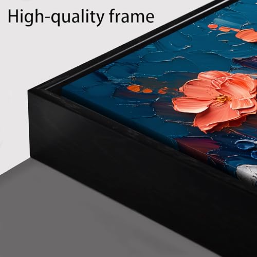 Flower Wall Art For Living Room Colorful Wall Decor For Girls Room Large Framed Wall Art For Office Women 29 x 58 Inch - color: Colorful Framed, size: 58"L x 29"W