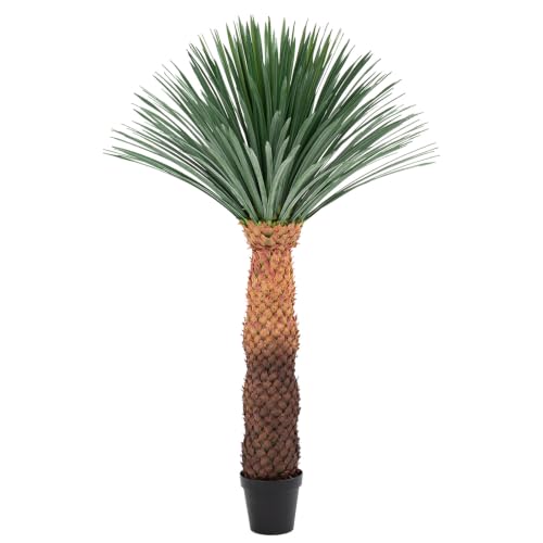 6FT Artificial Agave Plant in Black Pot Tall Faux Agave Floor Plant with Removable White Coating, Fake Yucca Look Plant for Indoor Outdoor Front Porch Patio Home Office Hotel Desert Style Decor - color: Agave Plant 71in