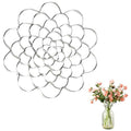 Flower Arrangement Holder Stainless Steel, Wire Flower Arranging Tool Flower Grid Flower Frog Wire Arranger for Vase Floral Stems Bouquets Plant Fixation (6inch) (1 PCS) - color: 1 PCS