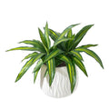 ucky 18.1" Artificial Dracaena Leaves Stems (15 Leaves, Gradient Green), Modern Faux Tropical Greenery Bush, Low-Maintenance Vase Filler - color: 2pcs Gradient Green, size: 15 Leaves