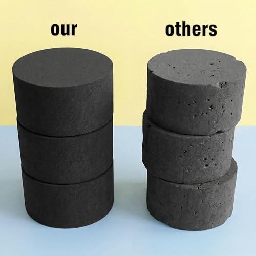 Reusable Floral Foam Round Blocks,Black Flower Foam Round for Artificial & Dried Flowers, Dry Floral Foams Styrofoam for Artificial Flowers (6 Pack, 5") - color: 6 Pack, size: Diameter 5"
