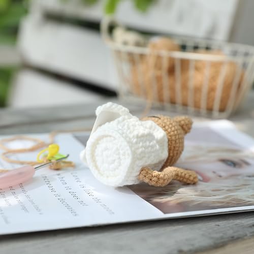 YOOJEE Positive Crochet Animals Cat – “Never Forget the Difference You Make” - color: Cat-Never Forget the Difference You Make