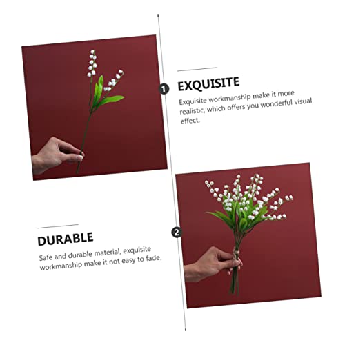 PRETYZOOM 6pcs Lifelike Artificial Flowers Bouquet for Nordic Style Home and Wedding Decor Realistic Simulation Floral Arrangements Easy Maintenance Fresh and Romantic Atmosphere