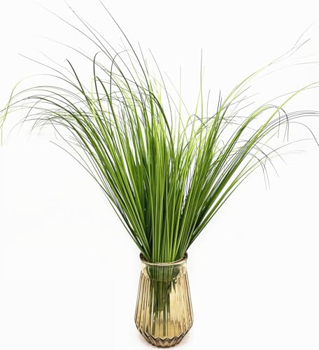 CATTREE Artificial Plants Fake Wheat Grass Shrubs, Faux Greenery Plastic Bushes Tall Stems for Outdoor Indoor Wedding Christmas Decoration Office Yard Table Arrangements Planter Filler Decor 8 Pack - color: Wheat Grass - Green - 8 Pack