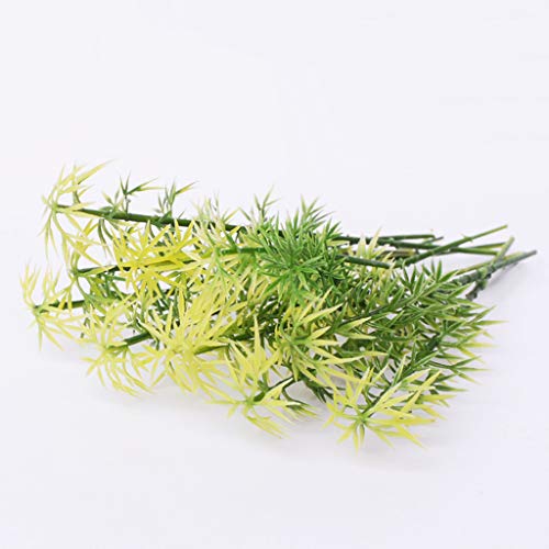 100Pcs Miniature Bamboo Trees with Panda Figurines, 4-6 inch Green Plastic Model Trees for Train Scenery, Fairy Garden, Diorama, Cake Topper Decoration, 1:75 Scale Landscape Accessories