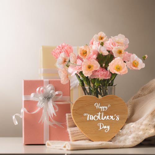 Artificial Flowers 5Pcs Poppies Flowers Artificial Silk Flowers for Home Office Wedding Outdoor Decor (Coral) - color: Coral