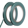 2Rolls Green Floral Tape 1/4 Inch Wide Strong Adhesion Flower Tape Waterproof Floral Tapes for Bouquet Stem Wrapping and Art Crafts(98ft/Roll)