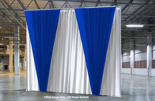 Adjustable Backdrop Stand Pipe Kit Heavy Duty Quick Set Up for Wedding&Party&Event&Photography&Show&Display (10FT x 10 FT Double Crossbar, No Drape Include) ，But Not for Flower Walls/TVs/Heavy Items - size: 10FT x 10FT & Double Crossbar & No Drape