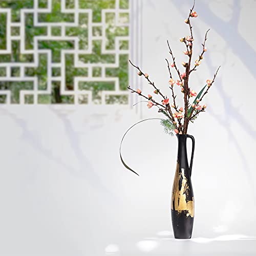 SNAIL GARDEN Artificial Plum Blossom Branches, 2 Sizes - 33.5 & 21.2" Faux Silk Flower Bouquet with Blooming Flowers & Buds for Home Table Decor, Vase Fillers Centerpiece