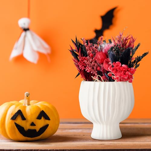10/12/24/36 Pack Mini Dried Flowers for Vase Summer Halloween Wedding Various Mini Bouquet Dried Small Wildflowers Natural Flowers Bulk for Crafts DIY Decor (12, Gothic Color) - size: Gothic Color