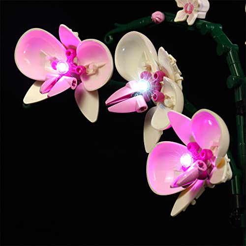 LED Light Kit for Lego Orchid 10311 Plant Decor Building Set; Decoration Lights Build a Succulents Display Piece for The Home or Office (Lights Only, No Lego Models) - color: 10311 Orchid, size: Sensing Version