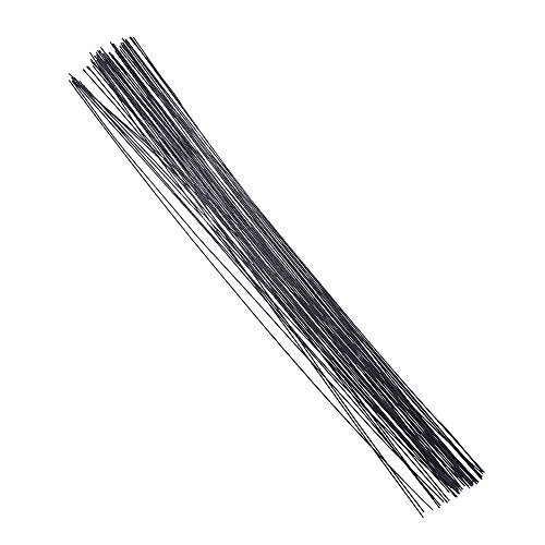 Decora 20 Gauge Black Floral Wire 16 inch,50/Package - color: Ad054s6p50f