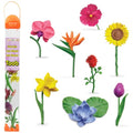 Safari Ltd. Flowers TOOB - Mini Figurines of Rose, Tulip, Hibiscus, Bird of Paradise, Daffodil, Sunflower, Lotus, Orchid - Educational Toy Figures For Boys, Girls & Kids Ages 3+ - size: Small
