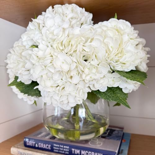 Calm Elegance - Real Touch - Faux Floral Arrangement, Premium Artificial Indoor Flower Display with Beautiful Blooms and Foliage - High Energy Natural Looking Floral - color: Calm Elegance - Real Touch