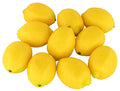 10pcs Artificial Lemons Simulation Lifelike Lemons Fake Fruit for Home Kitchen Wedding Party Decoration Photography (Big Size, Yellow) - size: 10 Pcs - Large Size