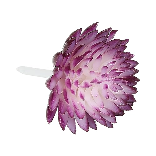 PATIKIL Mini Artificial Succulents, 4 Pack Unpotted Faux Succulent Picks Fake Succulent Plants for Home Landscape Decoration, Purple