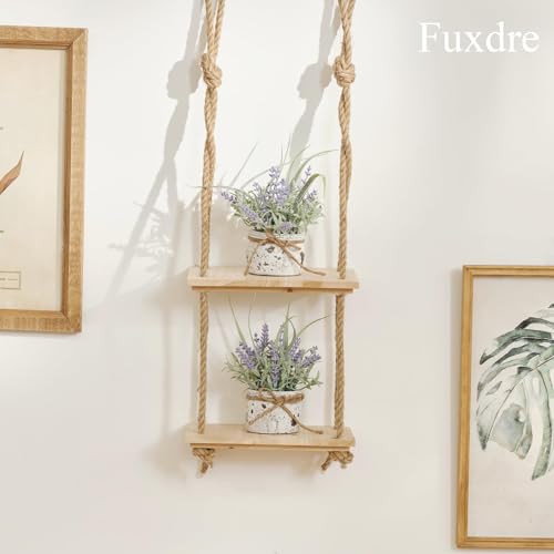 Small Fake Plants, 2 Pack Mini Artificial Plants Fake Lavender Plant in Pot, Lavender Decor and Dining Room Desk Shelf Bathroom Living Room (A-2pcs) - color: Purple