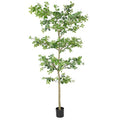 Bellacat Faux Black Olive Tree 8ft, Tall Faux Trees Indoor with Natural Trunk and Realistic Leaves. 8 Feet(96in) Artificial Tree for Home Office Décor - style: 8ft Black Olive Tree