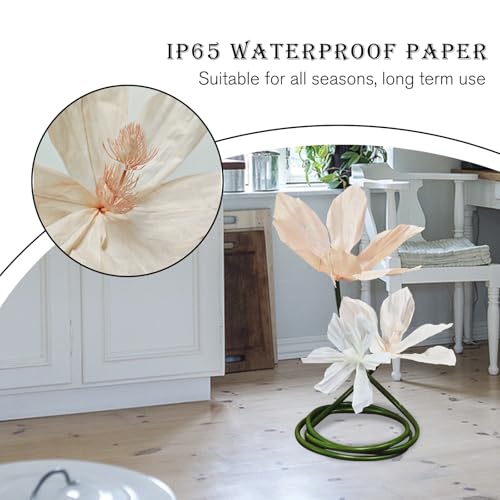 3D Lily Artificial Flowers - Waterproof Eco-Friendly Decorative Flowers for Home, Weddings, Holidays & Mall Decor, Realistic Colors, Easy Maintenance - color: Lilies-b