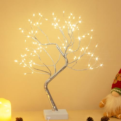 PEIDUO Fairy Light Tree, 108 LED Lighted Trees for Decoration Inside, Christmas Tree with 9 Modes & Timer, Fairy Light Spirit Tree for Home Indoor Christmas Decoration - style: 1PK Artificial Tree