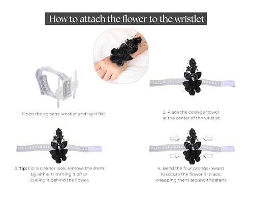 Set of 12 Artificial Silk Organza Craft Rose Flower, 12 Corsage Wristlet, 12 Pin Back DIY Boutonnieres for Wedding, Bridesmaids, Groomsmen, Quinceanera, Prom, Sweet 16 (Blush) - color: Blush