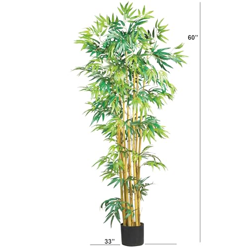 Nearly Natural 5ft. Bambusa Bamboo Silk Tree