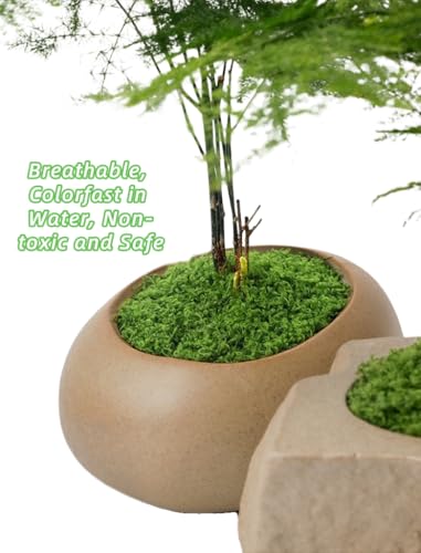 16OZ Artificial Moss for Crafts Decorative Artificial Faux Moss for Plant Craft Flower Garden Wedding Christmas Table Centerpieces Decor(Fresh Green)