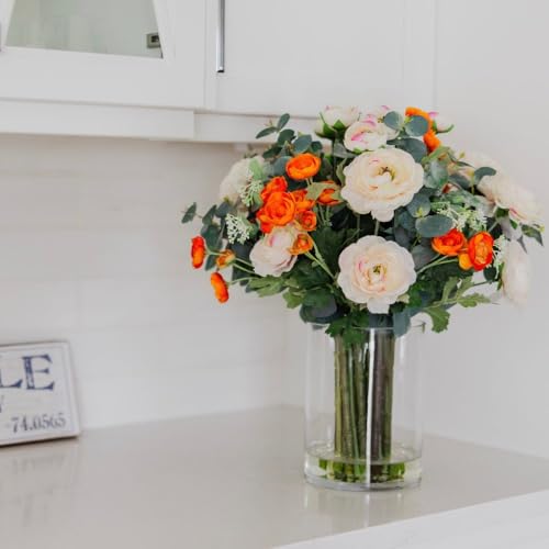 Best is Yet to Come - Faux Floral Arrangement, Large-Size Premium Artificial Indoor Flower Display with Beautiful Blooms and Foliage - High Energy Natural Looking Floral - color: Best is Yet to Come